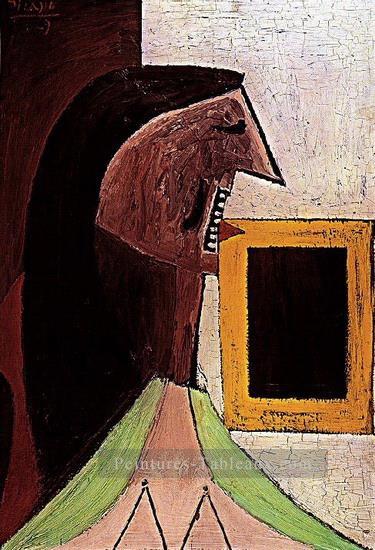 Bust of Femme 3 1928 cubism Pablo Picasso Peintures à l'huile
